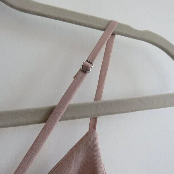 BIRDY GREY Taupe Ruffle Chiffon Maxi Bridesmaid Dress Wedding Neutral - Size XS - Picture 15 of 16